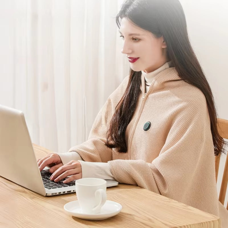 Wearable Electric Blanket 3 Heating Levels USB Heating Winter Warm Blanket Home Office Outdoor Heating Mattres Washable