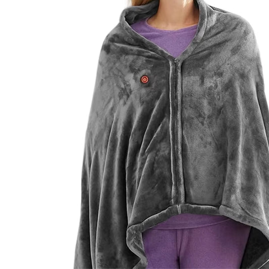 Wearable Electric Blanket 3 Heating Levels USB Heating Winter Warm Blanket Home Office Outdoor Heating Mattres Washable